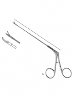 Micro Scissors, Spring Type Flat Handles and Cross- Serration