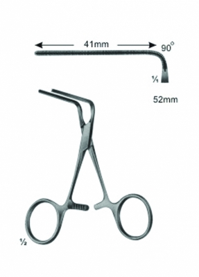 Ring Handle Bulldog Clamps Anastomosis Clamps, Pediatric Types