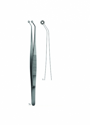 Forceps for Graspig Tissue, Tumers, Bayonet Shapes
