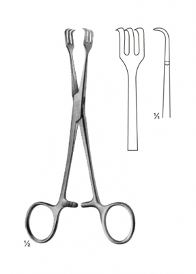 Artery Traction - and Tissue Grasping Forceps