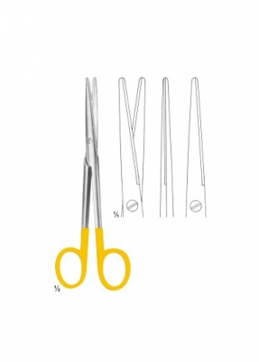 Scissors with Tungsten Carbide Inserts